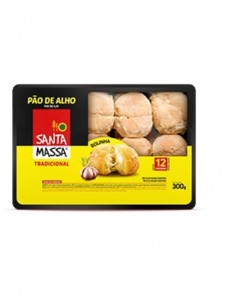 PÃO DE ALHO BOL TRD SANTA MASSA 300 GR