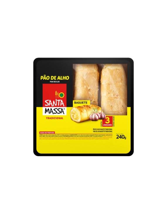 PÃO DE ALHO TRD SANTA MASSA 240 GR