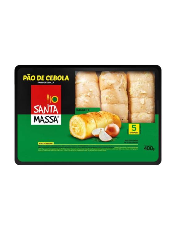 PÃO DE CEBOLA TRD SANTA MASSA 400 GR
