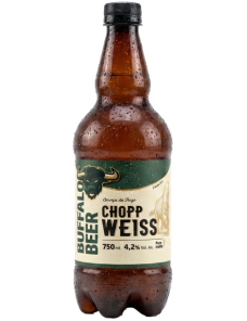 CHOPP - WEISS - PET 750ML BUFFALO BEER