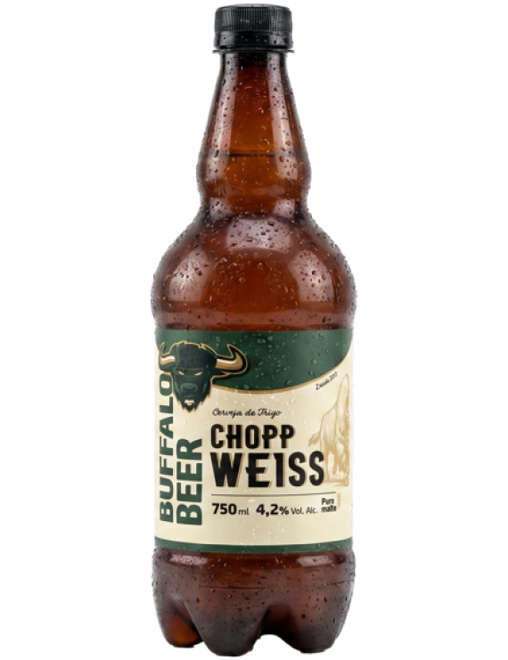 CHOPP - WEISS - PET 750ML BUFFALO BEER